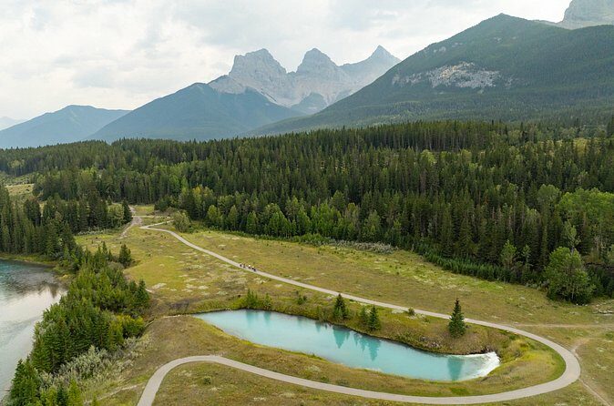 Canmores #1 Food Bike Tour: A Must Do Mountain Experience! - Riding in Downtown Spring Creek