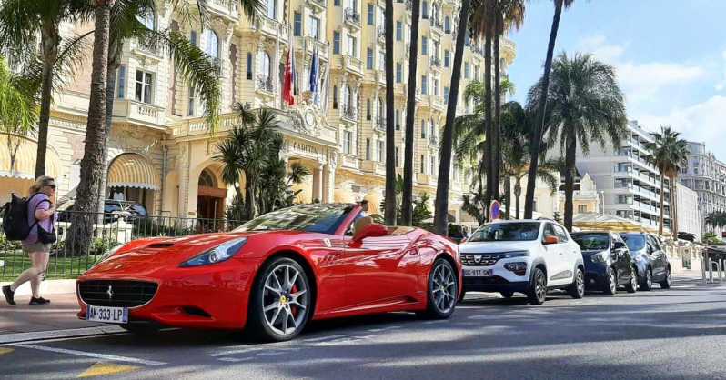Cannes:private Ferrari Big Tour to Juan Les Pins and Antibes - Experience Highlights