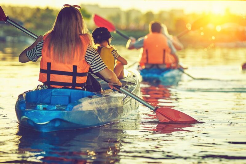 CANOEING IN SEDGEFIELD AT OYSTERS EDGE, GARDEN ROUTE - Stunning Sedgefield Lagoon Scenery