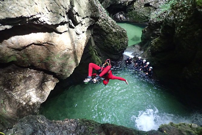 Canyoning in Bled - Sliding Down Rocky Canyons