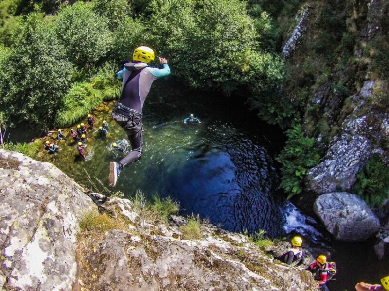 Canyoning in Ribeira Da Pena, in Góis, Coimbra - Provided Gear