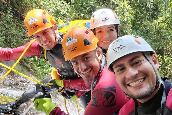 Canyoning La Escalera in Jardín Antioquia Route 5 Waterfalls-English - Key Points