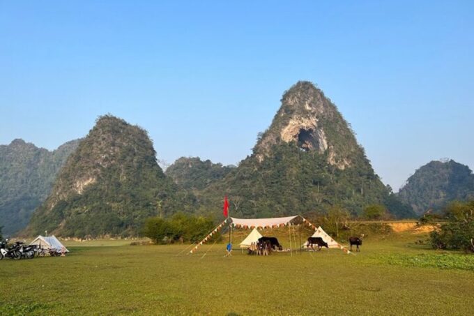 Cao Bang: Thang Hen Lake Overnight Nature Hill Camping Trip - Accommodation and Camping