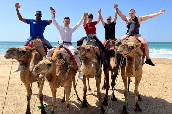 Cap Startel and Camel Ride in Achakkar Beach at Sunset With BBQ - Tangier Location