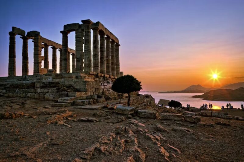 Cape Sounion Tour & Temple of Poseidon Sunset & Audio Tour - Temple of Poseidon