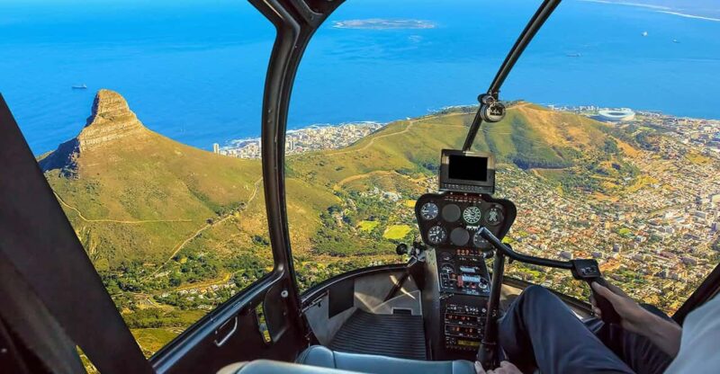 Cape Town: 2 Oceans Helicopter Tour Incl. Boat Cruise Ticket - Highlights of the Flight