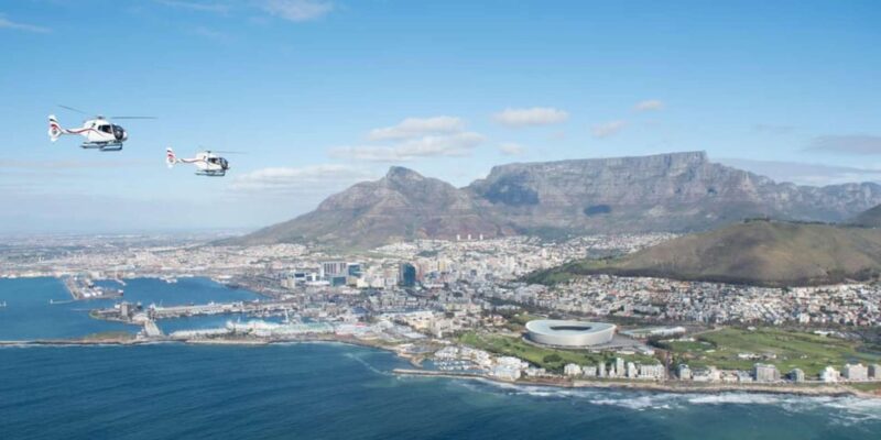Cape Town: 2 Oceans Helicopter Tour Incl. Boat Cruise Ticket - Pre-flight Experience