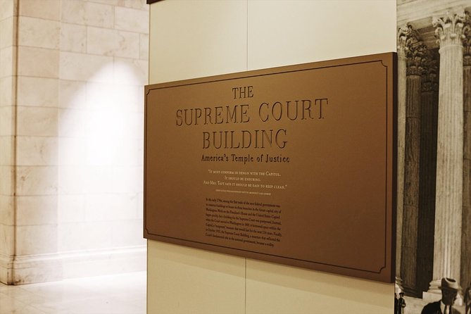 Capitol Hill, Supreme Court & Library of Congress Guided Tour - Inclusions and Exclusions