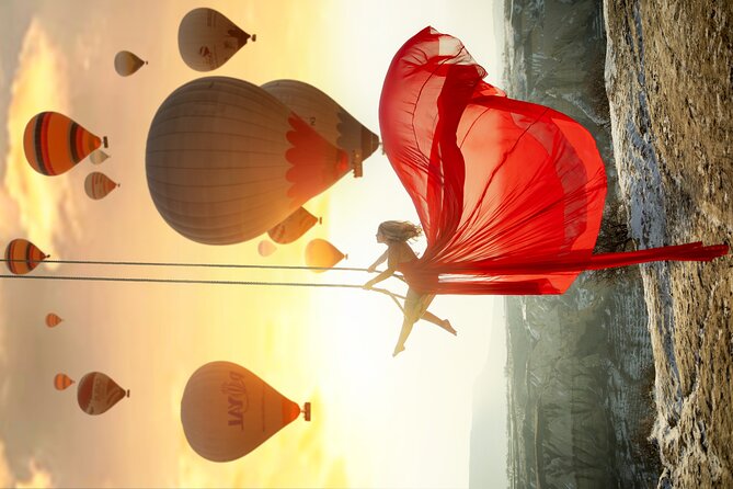 Cappadocia Flying Dress Photoshoot - Capturing Magical Moments With Photographers