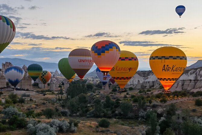 Cappadocia Hot Air Balloon Ride Over Fairychimneys With Transfers - Volcanic Valleys and Rock Formations