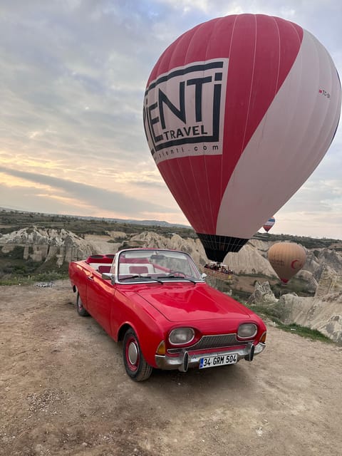 Cappadocia: Hot Air Balloon Watching Tour With Classic Car - Tour Details and Logistics