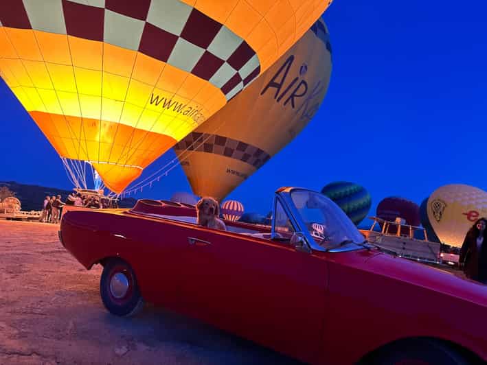 Cappadocia: Hot Air Balloon Watching Tour With Classic Car - Observing Hot Air Balloons
