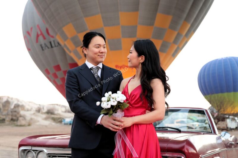 Cappadocia Photo Shoot With Classic Car and Flying Dress - Key Points