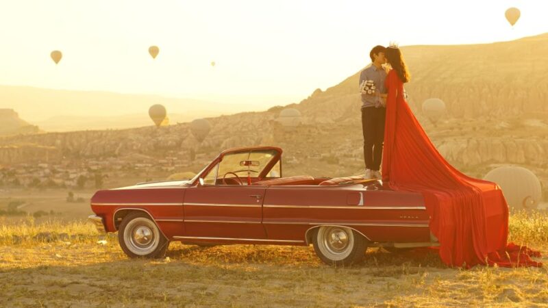 Cappadocia Photo Shoot With Classic Car and Flying Dress - Pickup and Drop-off Locations