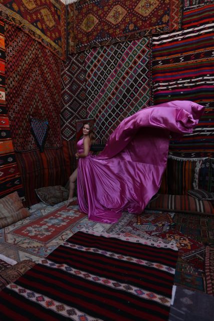 Cappadocia: Photo Shooting With Flying Dress & Carpet House - Photoshoot Highlights