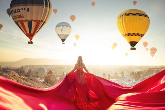Cappadocia: Private Flying Dress Photoshoot at Sunrise - Preserving Unforgettable Memories