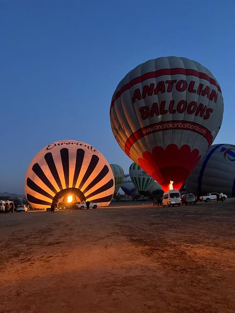Cappadocia Sunrise Balloon Flight With Champagne - Balloon Size Options
