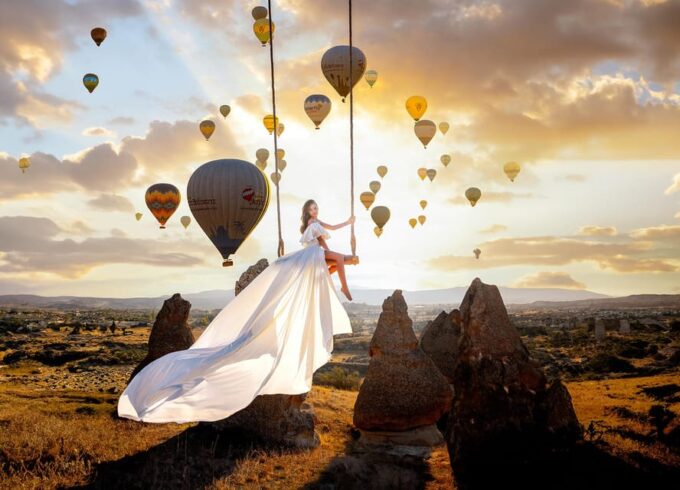 Cappadocia: Taking Photo With Swing at Hot Air Balloon View - Included Transfers and Attire