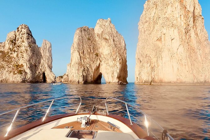 Capri by Boat Private Comfortable Tour - Inclusions