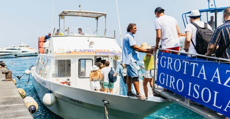 Capri: Island Boat Tour and Optional Blue Grotto Visit - Overview of the Capri Island Boat Tour