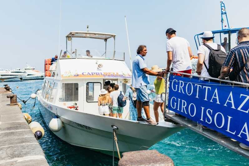 Capri: Island Boat Tour and Optional Blue Grotto Visit - Pricing and Booking Information