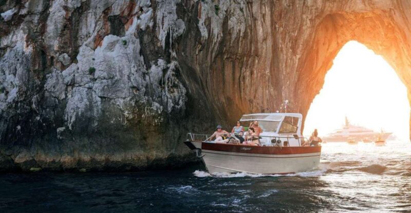 Capri: Island Boat Tour With Free Time in Capri Town - Key Points