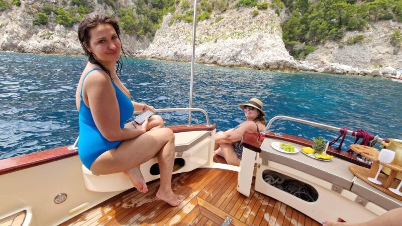 Capri: Private Boat Trip With Snorkeling and Island Stop - Onboard Experience