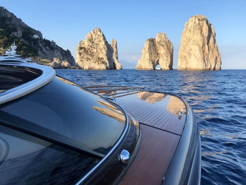 Capri: Sunset & Champagne Cruise via Riva 44 Speedboat - Luxurious Riva 44 Speedboat