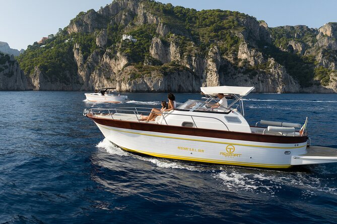 Capri Tour From Sorrento 28FT Classic Boat - Discovering Capris Magnificent Sights