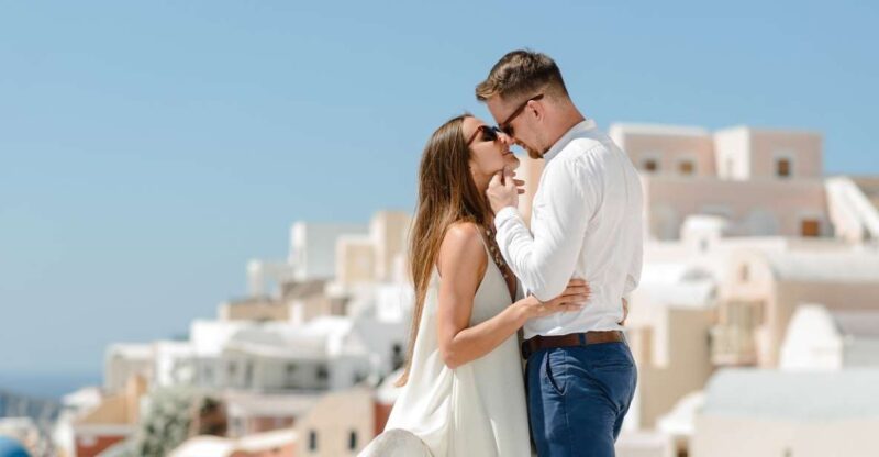 Capture Your Marriage Proposal Memories: Photoshoot in Oia - Meeting Point and Photographers Role