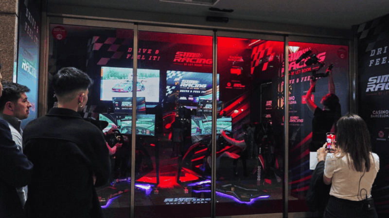 Car Racing Simulator at Casino Barcelona - Competitive Racing Environment