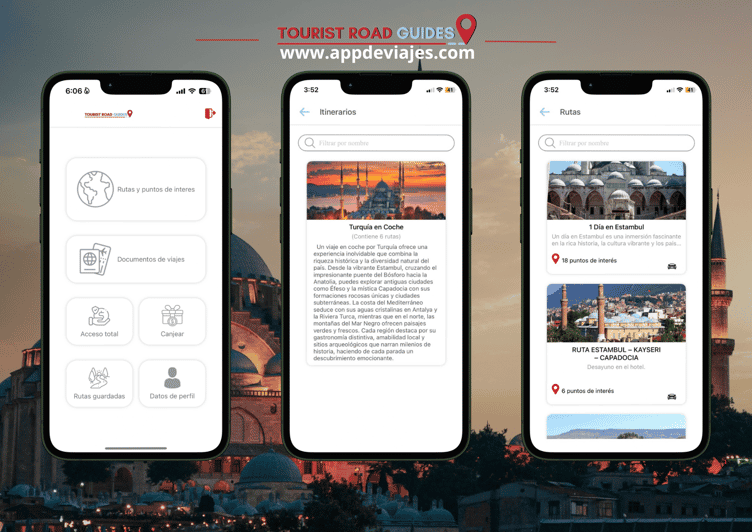 Car Tours in Turkey App With Multi-Language Audio Guide - Web Panel and Travel Documents
