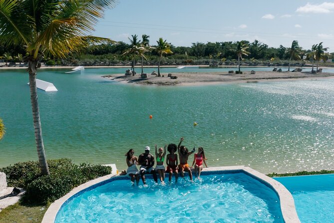 Caribbean Lake Park Punta Cana Wakeboarding, Zipline, and More - Convenient Transportation and Pickup