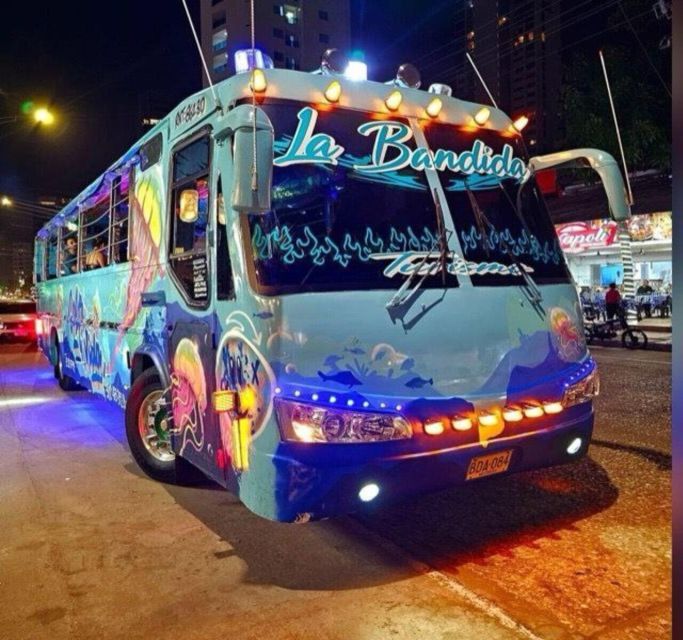 Cartagena: Chiva Party Bus Tour With Disco Entry - Pickup and Itinerary