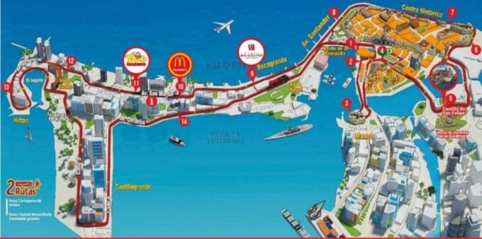 Cartagena: City Sightseeing Hop-On Hop-Off Bus Tour & Extras - Inclusions and Important Information