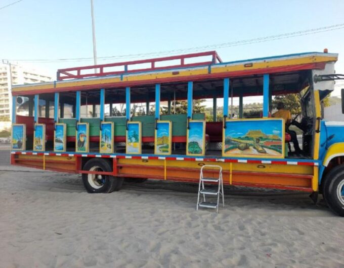 Cartagena: Historical City Tour on a Chiva Bus With Guide! - Tour Guide and Return Options