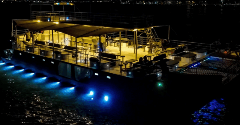 Cartagena: Shiny Catamaran - Nightplan in the Bay! - Key Points