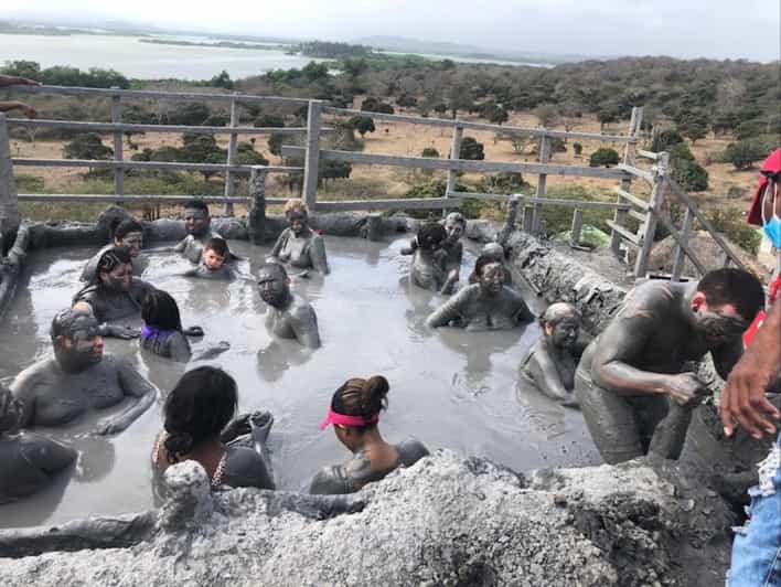 Cartagena: Volcano Mud Bath and Club Hotel Day Trip - Itinerary and Transportation