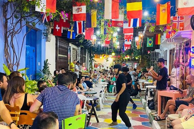 Cartagena:Sunset Boat Party Caribbean Restaurant and Gethsemane Tour - Dining at the Caribbean Restaurant