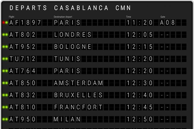 Casablanca Airport Transfer - Booking Process