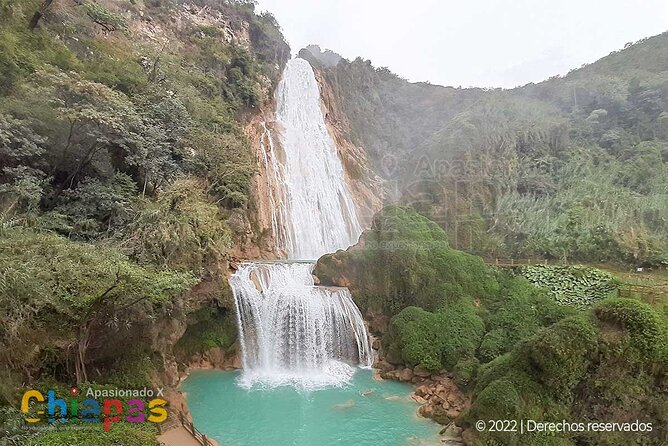 Cascadas El Chiflon (Bridal Veil) and Montebello Lakes From Tuxtla Gutierrez - Cascadas El Chiflon