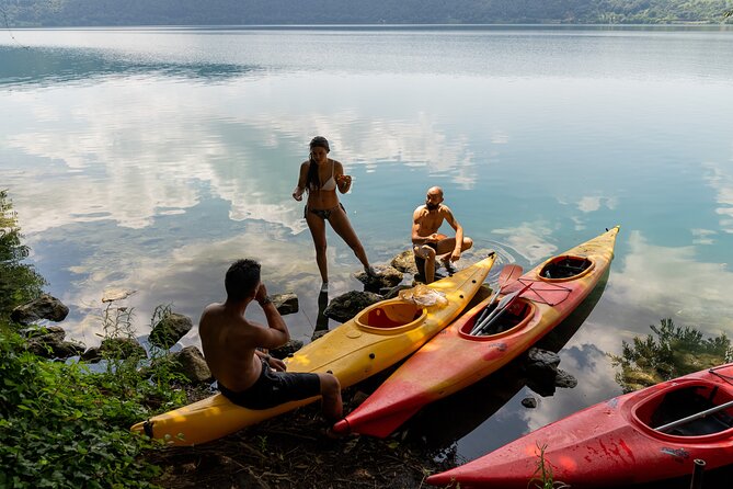 Castel Gandolfo Lake Kayak and Swim Tour - Prehistoric Village and Roman Port
