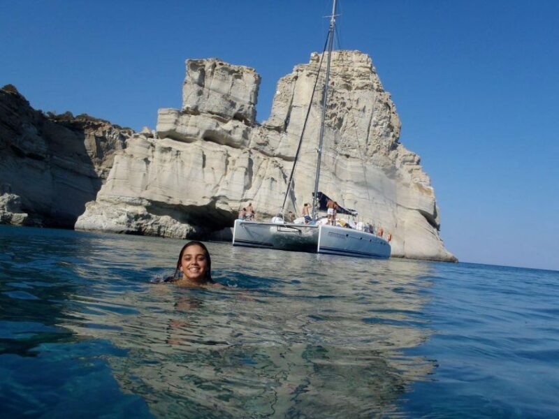 Catamaran Afternoon Cruise: Kleftiko Half Day With Sunset - Sailing Along the West Coast