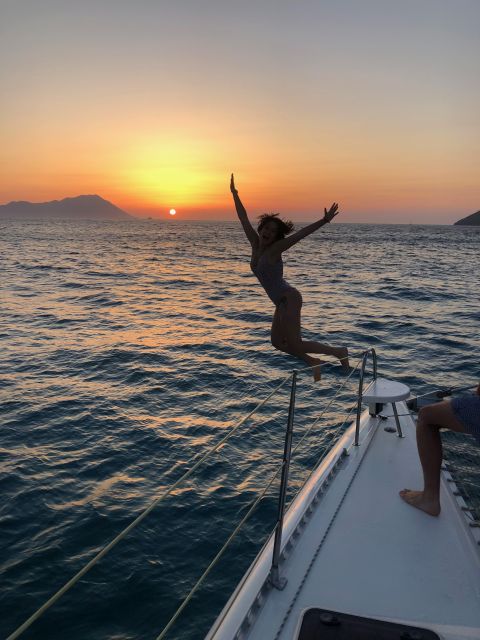 Catamaran Afternoon Cruise: Kleftiko Half Day With Sunset - Sunset and Fishing Village Passage