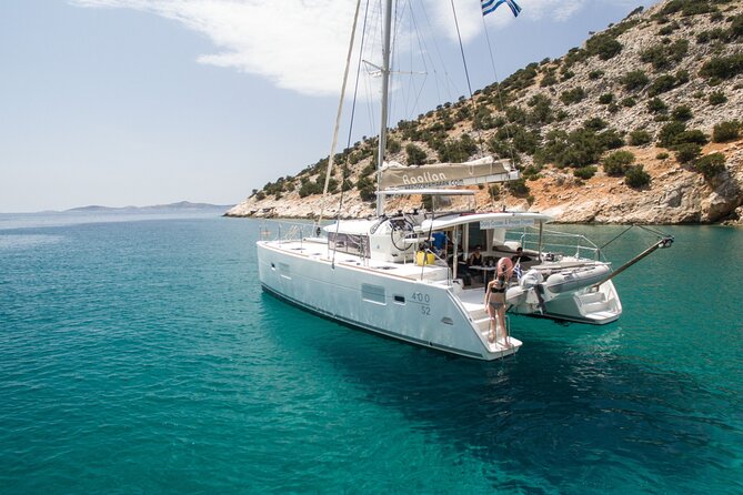 Catamaran All Inclusive-Day Cruise to Naxos or Paros With Lunch - Included Amenities and Activities