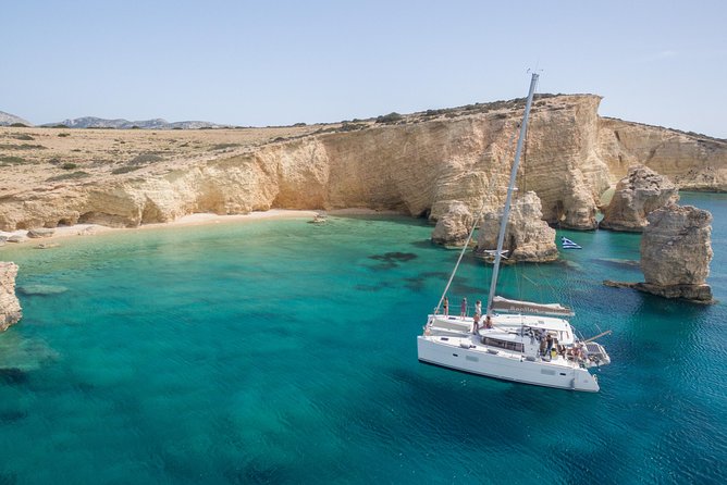 Catamaran All Inclusive-Day Cruise to Naxos or Paros With Lunch - Group Size and Operators