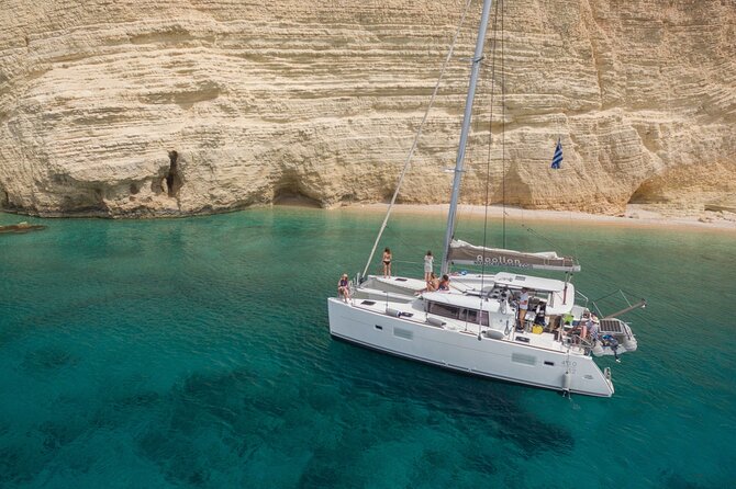 Catamaran All Inclusive-Day Cruise to Naxos or Paros With Lunch - Highlights and Experiences