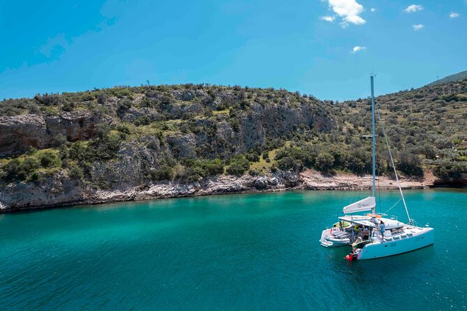 Catamaran Cruise in Nafplio | Private - Explore Hidden Beaches and Islands