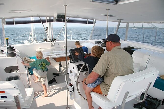 Catamaran Day Sail Shelling Excursion 42ft. Mainecat Cool Beans - Relax on the Catamaran