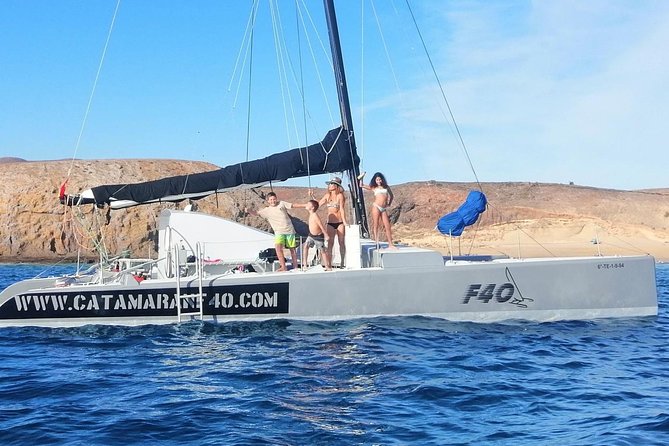 Catamaran F40 Lanzarote Sailing - Meeting and Logistics